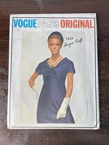 1960's Vintage VOGUE PARIS ORIGINAL Sewing Pattern  #1627 Jacques Griffe Size 18 - Bild 1 von 10