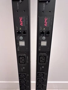 APC AP7952 Switched Rack PDU 230V 16A 3x C19 + 21x C13 Zero U Clipsal 56P320 20A - Picture 1 of 20