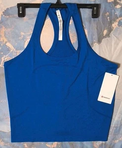 NWT Lululemon SWIFTLY TECH RACERBACK TANK TOP 2.0 SZ 14 Blue Gym Workout - Picture 1 of 5