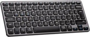 iClever DK02 Multi-Device Wireless Keyboard (2.4GHz+Bluetooth) for Mac / Windows - Afbeelding 1 van 8