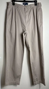 Polo Ralph Lauren Classic Chino Pants Men's Andrew Beige 34x30 Actual 32x29.5 - Picture 1 of 18