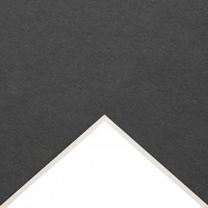 2 x A1 Mount Board, 1450 Micron, Acid Free, Virgin Material, Black-A2 - Picture 1 of 3