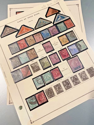 Selos falsificados triângulos do Cabo da Boa Esperança - Melhor L-1718 - Imagem 1 de 4