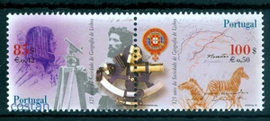 2000 Lisbon Geographical Society,theodolite,sextant,Angola,zebra,Portugal2467MNH - Picture 1 of 1