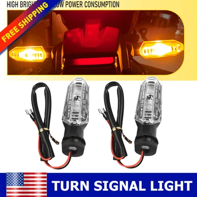 PARA HONDA CTX700 N/DCT 2014-2018 LED Intermitente Indicador Lámpara Nuevo Ámbar Transparente Foto 1 de 4