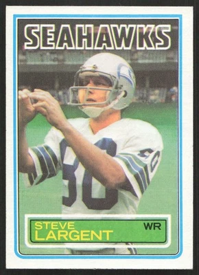 1983 Topps #389 Steve Largent Seattle Seahawks MINT  - Image 1 of 2
