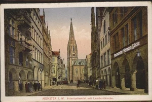 Muenster Westfalen Prinzipalmarkt Lambertikirche - Bild 1 von 2