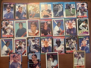 Cleveland Indians baseball card lights 25 cards per lot late 80s - Picture 1 of 2