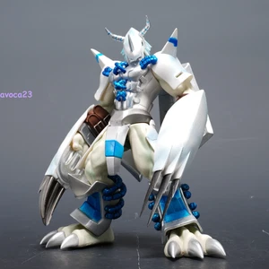 Digimon White WarGreymon 20cm Desktop Ornaments Birthday Gifts Sculpture Figure - Picture 1 of 4