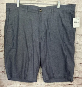14th & Union Pantalones Cortos Nordstrom Rack Para Hombres 40 NUEVO Vestido Azul Cambray Algodón - Imagen 1 de 3