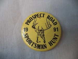 De colección Botton NS Prospect Road Sportsman Hunt 1991 Buck Deer amarillo - Imagen 1 de 2