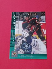 2001-02 Be A Player The Big One #156 Wes Walz #/10 Minnesota Wild 