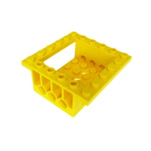 1x Lego Technic Platte 6x6x2 gelb Doppel Rahmen Cockpit Unterbau 4667 47507 - Bild 1 von 1