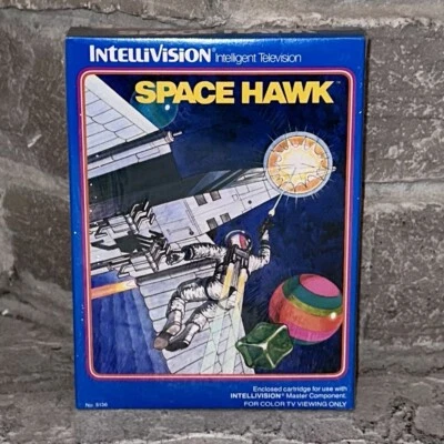 Brand New 1981 Intellivision Space Hawk Factory Sealed Video Game No. 5136 - Image 1 of 4