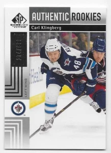 11/12 SP GAME USED AUTHENTIC ROOKIES RC #134 Carl Klingberg #174/699 - Picture 1 of 1