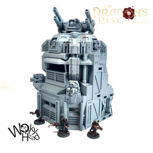 28mm Sci Fi Bunker Terrain Dragons rest,  Kromlech, warpath etc - Picture 1 of 6