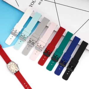 Smart Watch Universal Strap With Switch Raw Ear Flat Mouth Silicone Strap - Picture 1 of 23