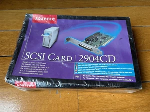 NEW OLD STOCK Adaptec SCSI Connect 2904CD PCI vintage SCSI adapter card sealed - Photo 1/5