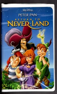 Disney Peter Pan Return to Neverland VHS Tape - Picture 1 of 4