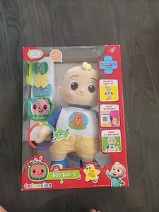 CoComelon Official Boo Boo JJ Plush Doll Interactive Toy Doctor Pretend Play New - Picture 1 of 2