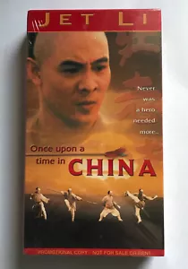 Once Upon a Time in China VHS Promo Screener Jet Li Martial Arts SEALED - Picture 1 of 5