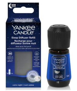 Yankee Candle Sleep Diffuser Refill Calm Night Aroma Mist Sleep Stress Relief - Picture 1 of 6