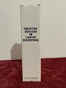 Rare Christina Aguilera Wireless FM Light Up Microphone 2000 New - Picture 1 of 3