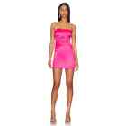 Nwt Lovers And Friends Andie Mini Dress Size Small Raspberry Pink Satin Barbie