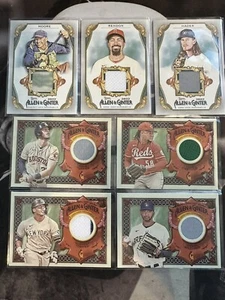 2022 Topps Allen (7) Card  Relic Jersey Lot - Tucker, Williams, Hader, Rendon ++ - Picture 1 of 3