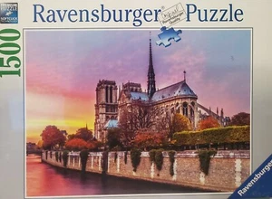 Ravensburger Picturesque Notre Dame 1500 Piece Jigsaw Puzzle Church Cathedral - Picture 1 of 4