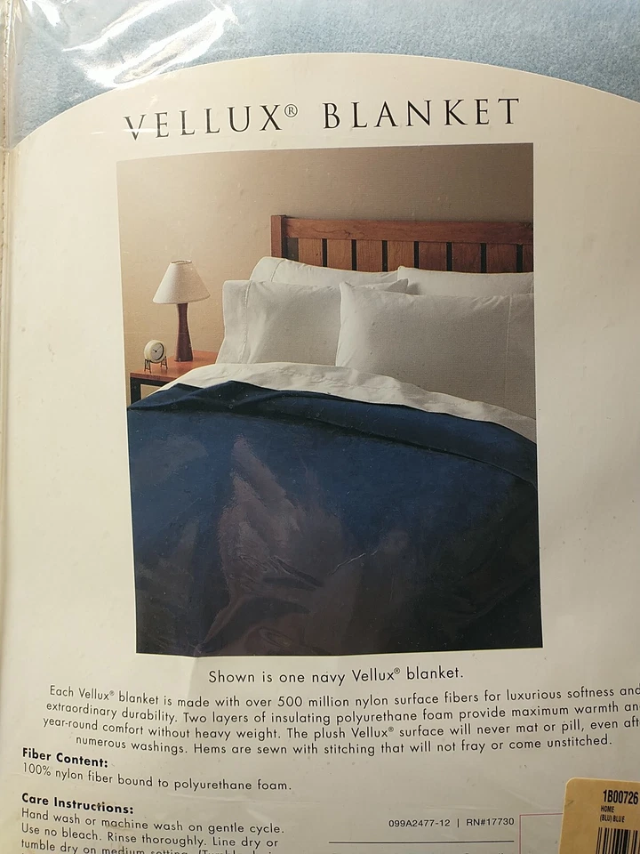 Vellux Twin Size Blanket - All Season Luxury Warm Micro plush Lightweight The... - Image 1 of 4