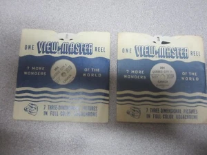 LOT OF 2  VIEWMASTER REEL QUEBEC CITY CANADA 383 384 - Picture 1 of 3
