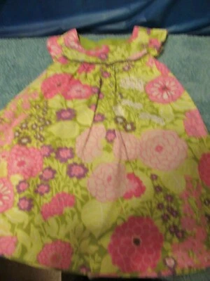 (P12) Vestido Floral Multicolor Talla 4t Genuino Niñas Niños Foto 1 de 4
