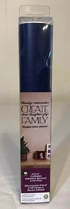 Cricut Cuttables Adhesive-Backed 3 Mil Vinyl - Dark Blue NEW! 2 Sheets - 12”x24” - Picture 1 of 4