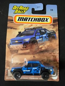 2024 Matchbox Off Road Series 1/6 2016 CHEVY COLORADO XTREME Blue Near Mint - Picture 1 of 2