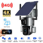 Solar IP Camera 4K 8MP 4G Sim Card/WIFI Cam Auto Tracking 4/10X Zoom PTZ 2 Audio