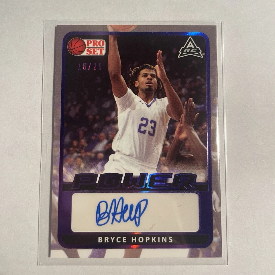 2022 Leaf Pro Set Power Bryce Hopkins Auto Purple /20 - Image 1 of 1