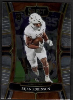 2023 Bijan Robinson Select Draft Picks Football Rookie RC Texas #9 - Image 1 of 2