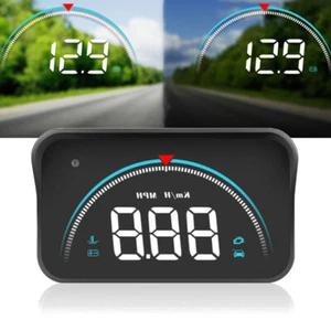 Car Head Up Display HUD Over Speed Warning OBD2 GPS Speedometer Projector Alarm - Picture 1 of 13