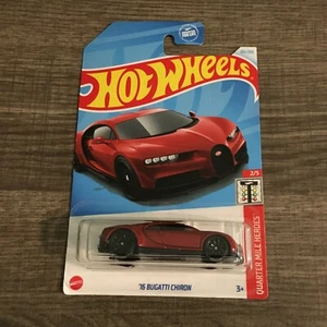 K ∞ Hot Wheels 2024 Mainline ∞ Quarter Mile Heroes Series ∞ Bugatti Chiron 2016 - Imagen 1 de 2