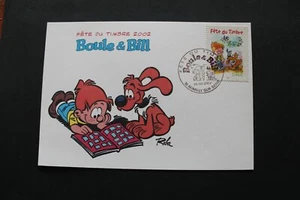 Carte postale -  1er jour - Boule et Bill - Fête du timbre 2002 - FRANCE - Picture 1 of 2
