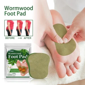 12Pcs Wormwood Foot Pads Detox Foot Patches Self Heating Patch For Foot Caqn - Picture 1 of 9