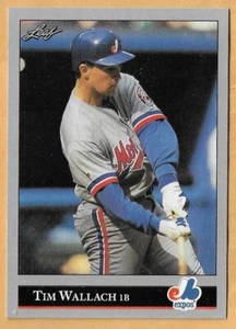 TIM WALLACH MONTREAL EXPOS #298 - LEAF NM-MT 1992 - Picture 1 of 2