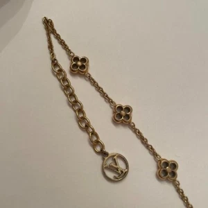 Louis Vuitton M68127 Triple Flower Bracelet Gold Used from Japan - Picture 1 of 4