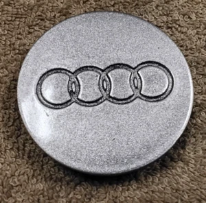Audi Vehicles : 1988, 1989, 1990 - 1994, Metal, 2,5-inch, Silver Center Cap - Picture 1 of 11