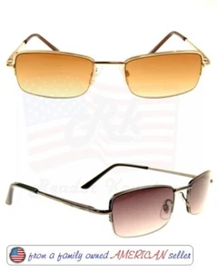 Sonnenlesebrille +100-+400 Metallgestell FEDERSCHARNIERE Outdoor UV gereinigt SCHÖN - Bild 1 von 13