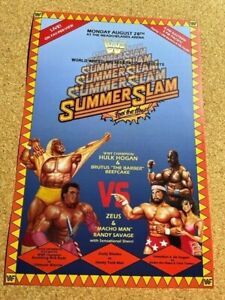 WWF WWE SummerSlam 1989 Hulk Hogan Randy Macho Man Savage Brutus Barber Beefcake