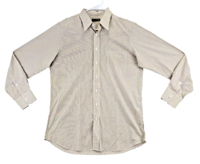 Moda Georgio Custom Shirts Phoenix Button Down shirt Mens Yellow Blue *READ SZ.* - Image 1 of 4