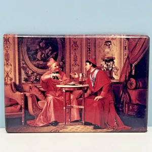 The Cardinals Chat 1880 Jehan Georges Vibert Refrigerator Magnet - Picture 1 of 11