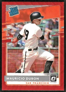 Mauricio Dubon RC 2020 Donruss ottica onda rossa #33 RR San Francisco Giants - Foto 1 di 2